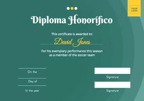 Editer un diplôme de sport