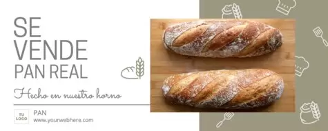 Edita un diseño para vender pan