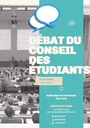 Modifier un design pour votre conseil d'élèves