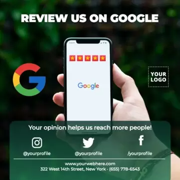 Edit a template to ask for reviews