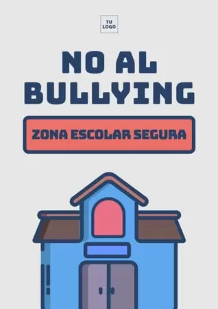 Edita un cartel anti bullying