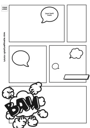 Modifier un modèle de bande dessinée