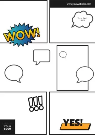 Modifier un modèle de bande dessinée