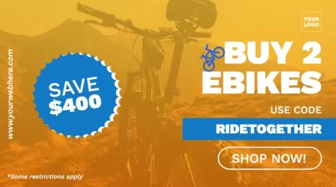 Edit a mountain bike flyer