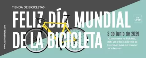 Edita un póster de bicicletas