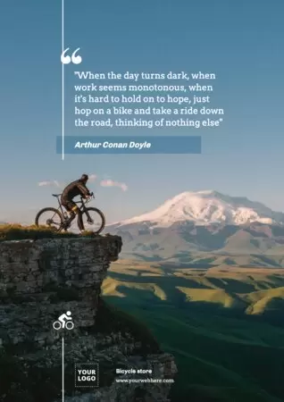 Edit a mountain bike flyer