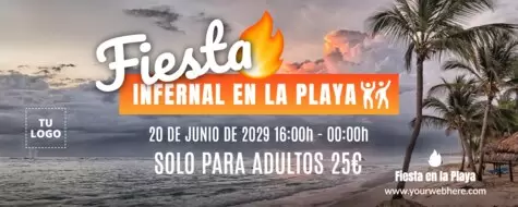 Edita un anuncio de Fiesta en la Playa