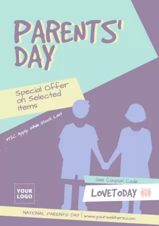 Modifica un poster per la Festa dei genitori