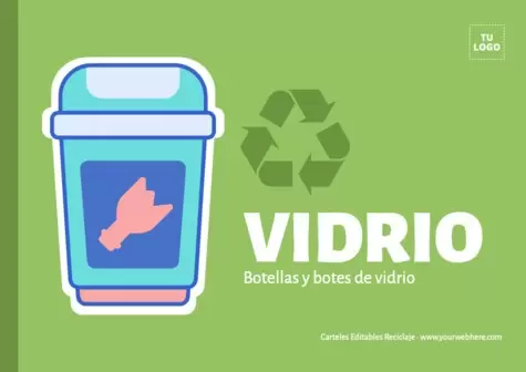 Editar un cartel de Reciclaje