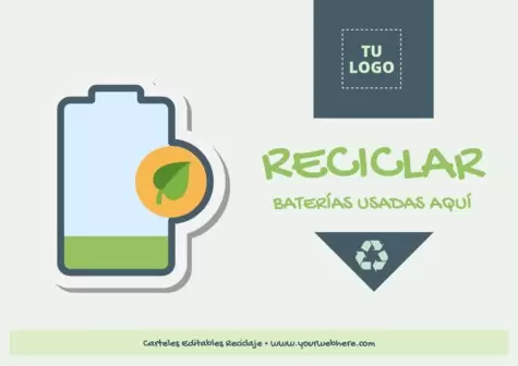 Editar un cartel de Reciclaje