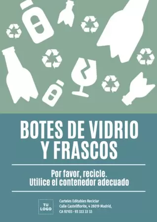 Editar un cartel de Reciclaje