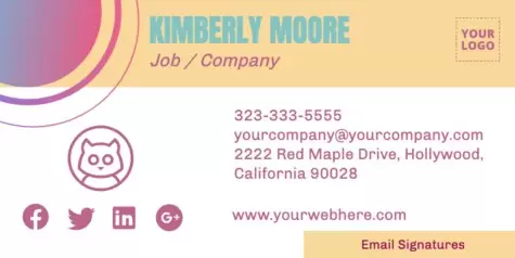 Modifica una firma e-mail