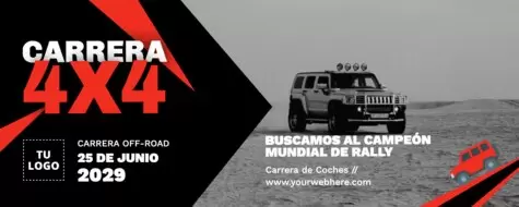 Edita carteles para circuitos de coches