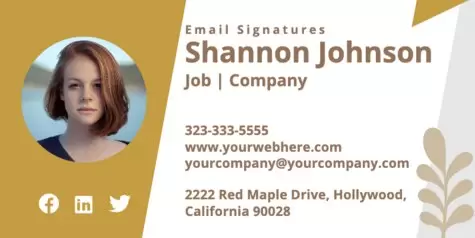 Modifica una firma e-mail