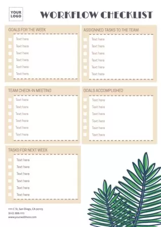 Edit a checklist template