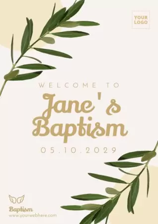 Edit a baptism banner