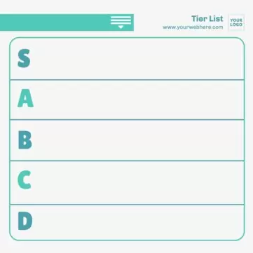 Modifier un modèle vierge de Tier List