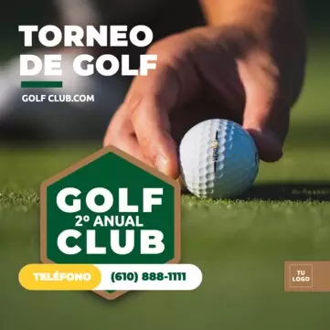 Edita un diseño sobre golf