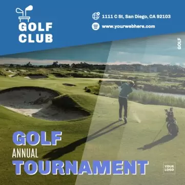 Bearbeite eine Golf Vorlage