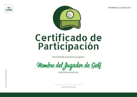 Edita un diploma deportivo