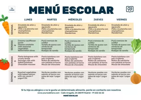 Edita un planner mensual