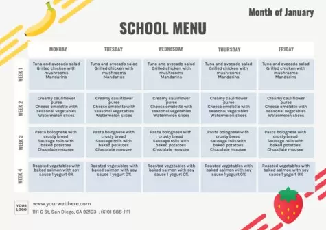 Modifica un planner mensile