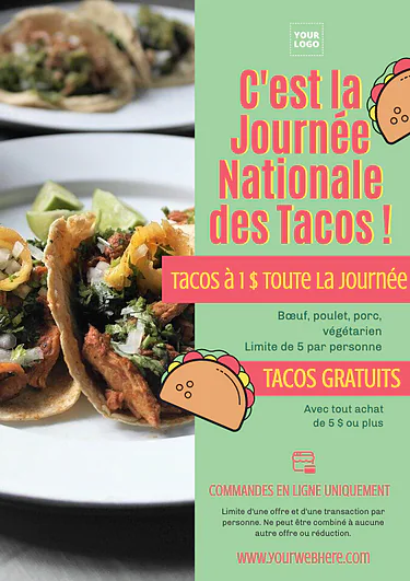 Modifier un design de la Journée du Taco