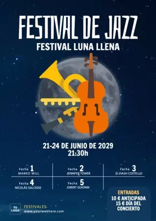 Edita un cartel de festival