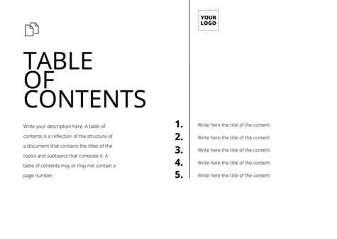 Een sjabloon voor een inhoudsopgave bewerken