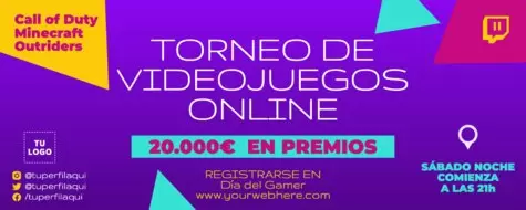 Edita un flyer del Día del Videojuego