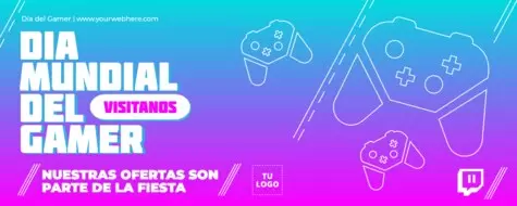 Edita un flyer del Día del Videojuego