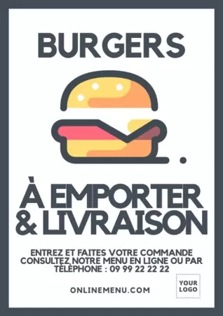 Modifier un poster avec burger