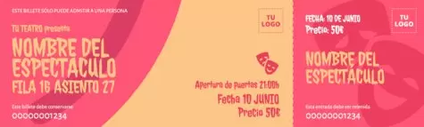 Edita un cartel de teatro personalizado