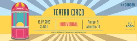 Edita una plantilla de circo