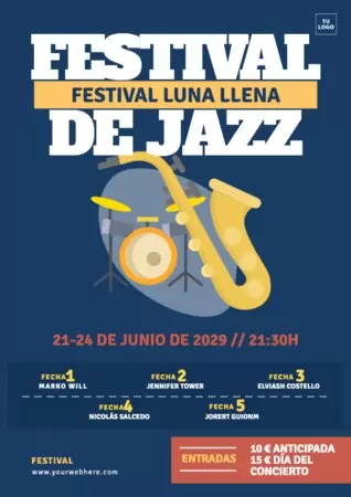 Edita un cartel de festival