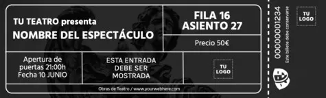 Edita un cartel de teatro personalizado