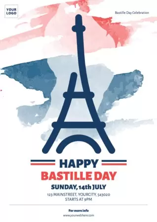 Edit a Bastille Day design