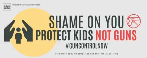 Edytuj plakat „Nie dla pistoletów”