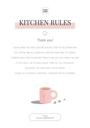 Edit an Airbnb house rules template