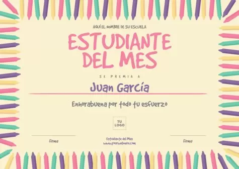 Edita una plantilla del estudiante del mes