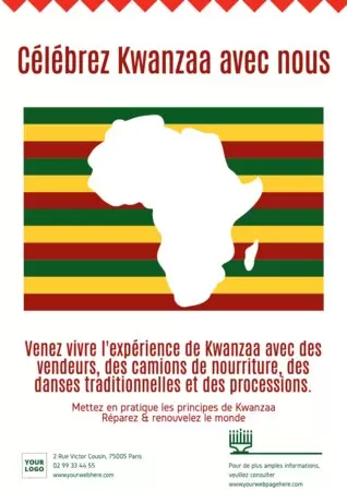 Modifier un design Kwanzaa