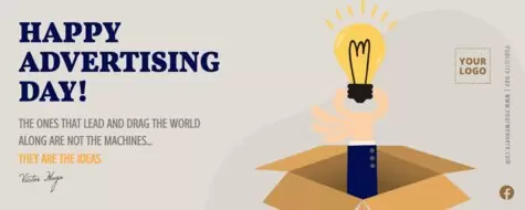 Bearbeite ein Design für den Werbetag