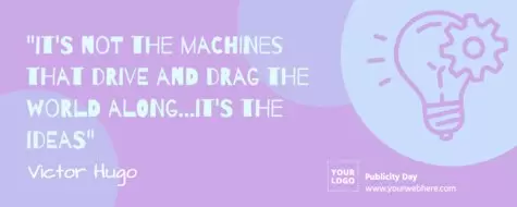 Bearbeite ein Design für den Werbetag