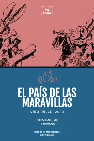 Edita una etiqueta de vino