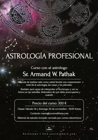 Edita un diseño de astrología