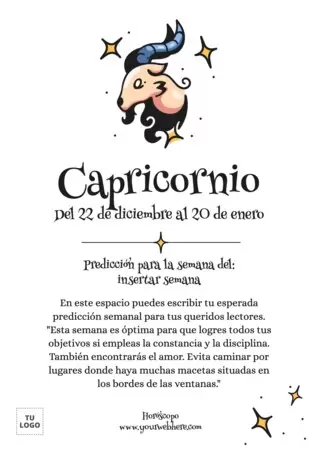 Edita un diseño de astrología