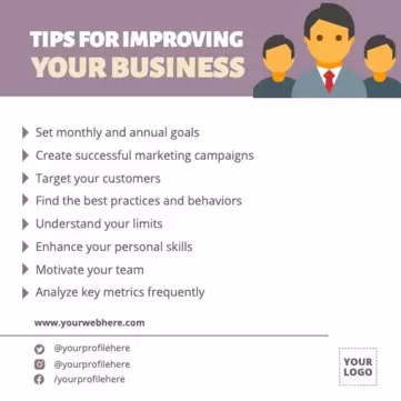 Bearbeite eine Vorlage mit Tipps