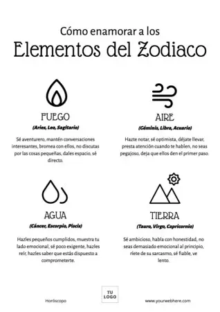 Edita un diseño de astrología