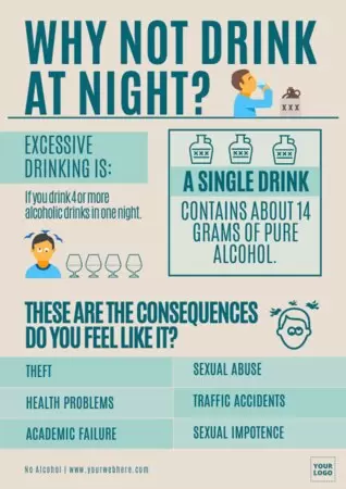 Create an Alcohol Awareness Poster online