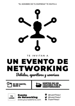 Edita un folleto de networking